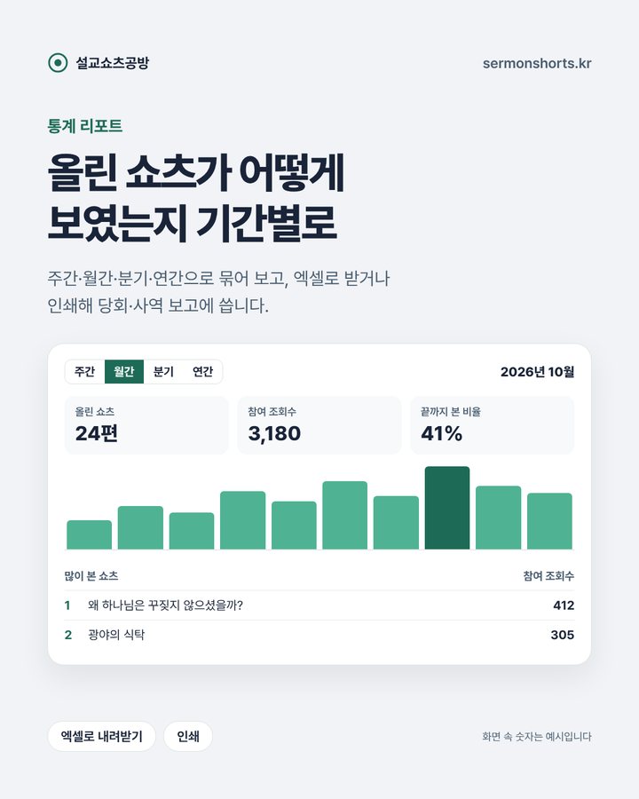 통계 리포트